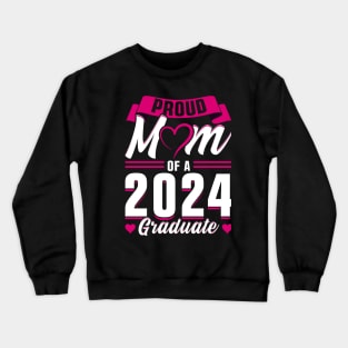 Class of 2024 Senior Gifts Funny Senior Mom Crewneck Sweatshirt
